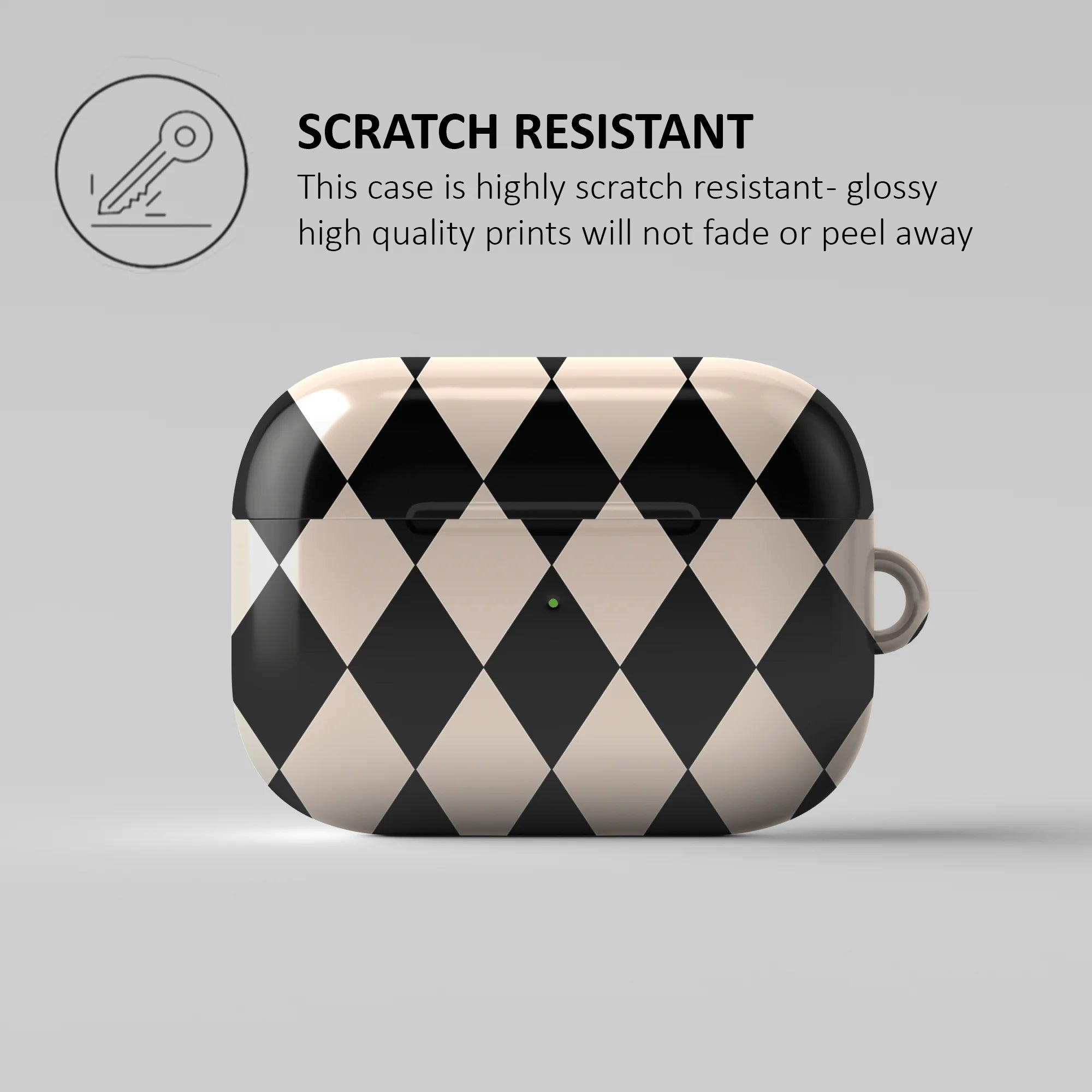 CHIC CHECKERED GEMS - AIRPOD CASE