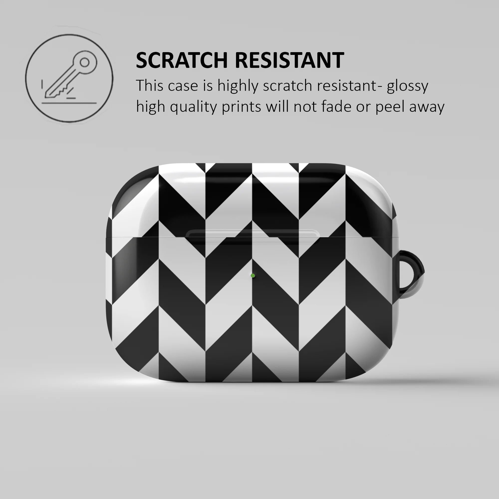 CLASSIC CHEVRON CHECKERS - AIRPOD CASE