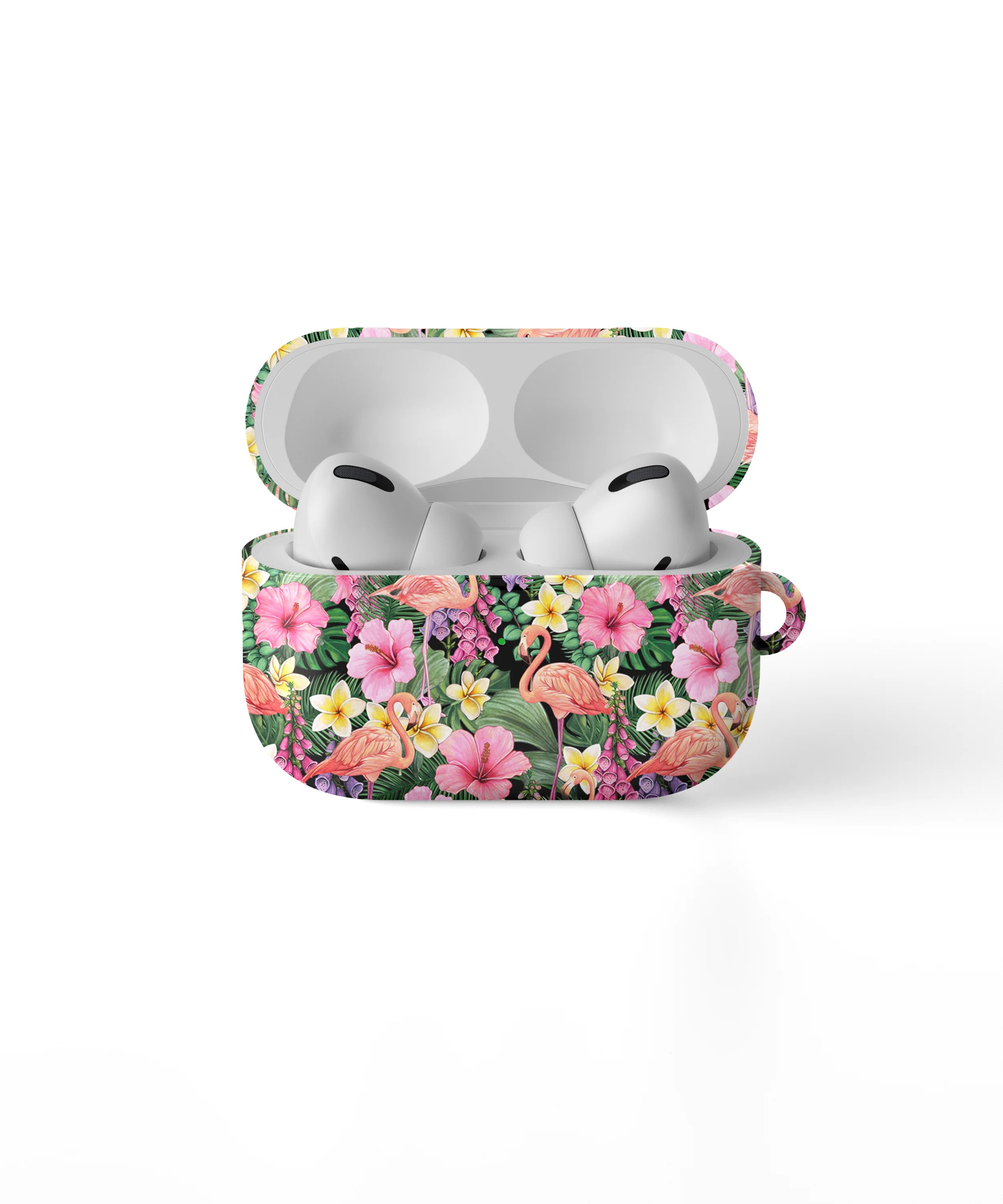 FLORAL FLAMINGO - AIRPOD CASE