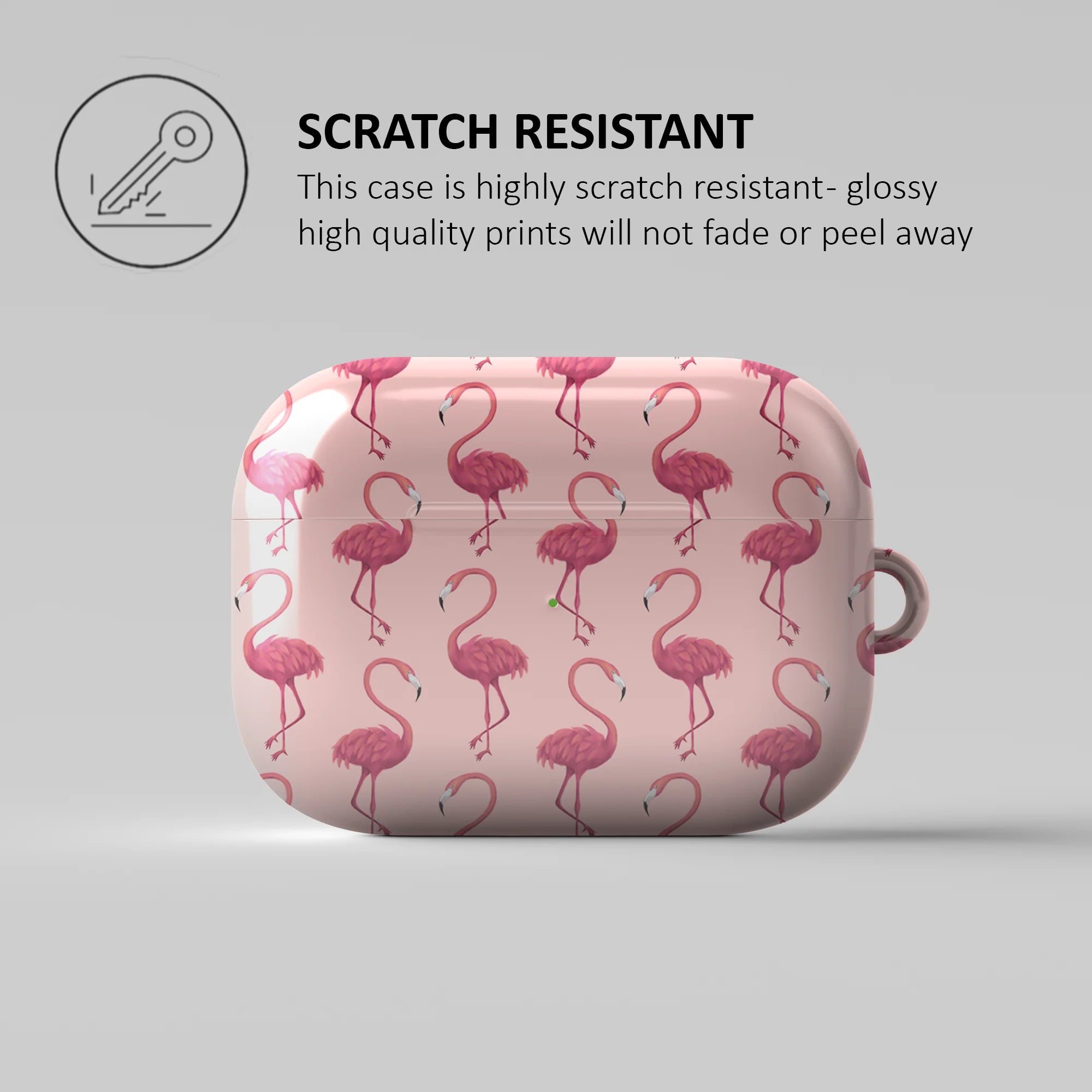 PINK FLAMINGO - AIRPOD CASE