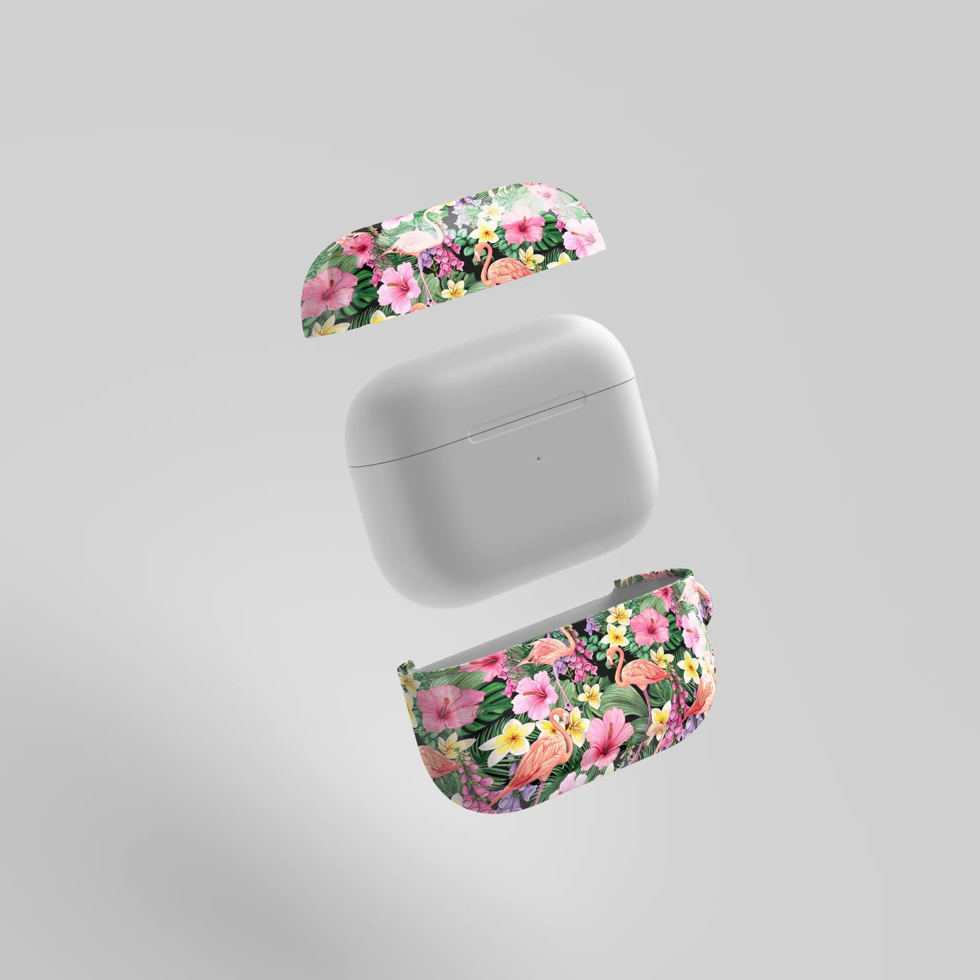 FLORAL FLAMINGO - AIRPOD CASE