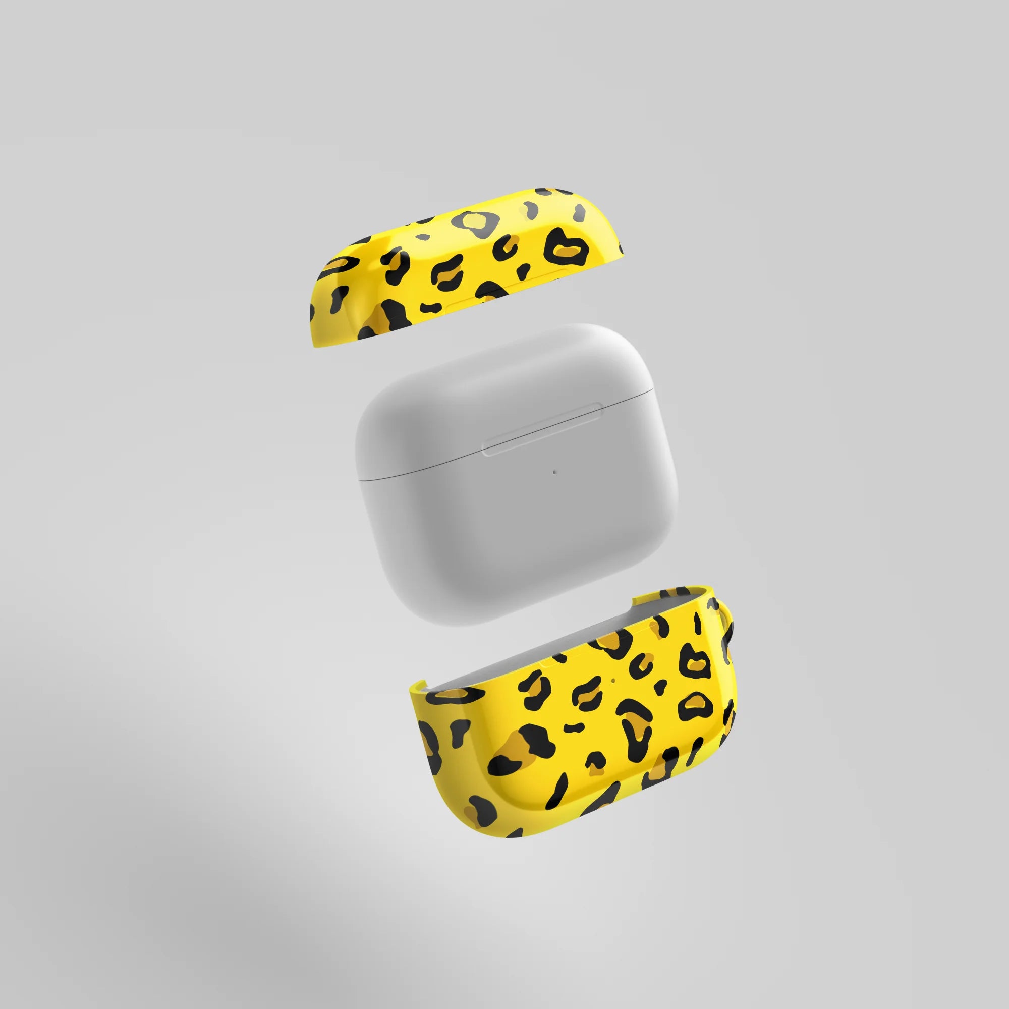 YELLOW LEOPARD PRINT - AIRPOD CASE