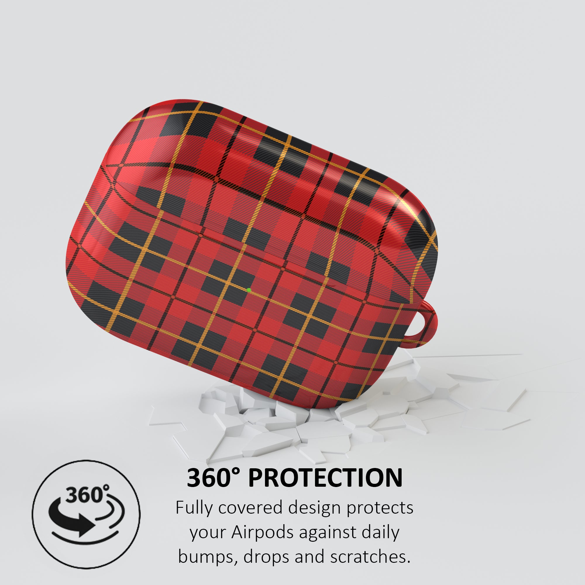 RED TARTAN - AIRPOD CASE