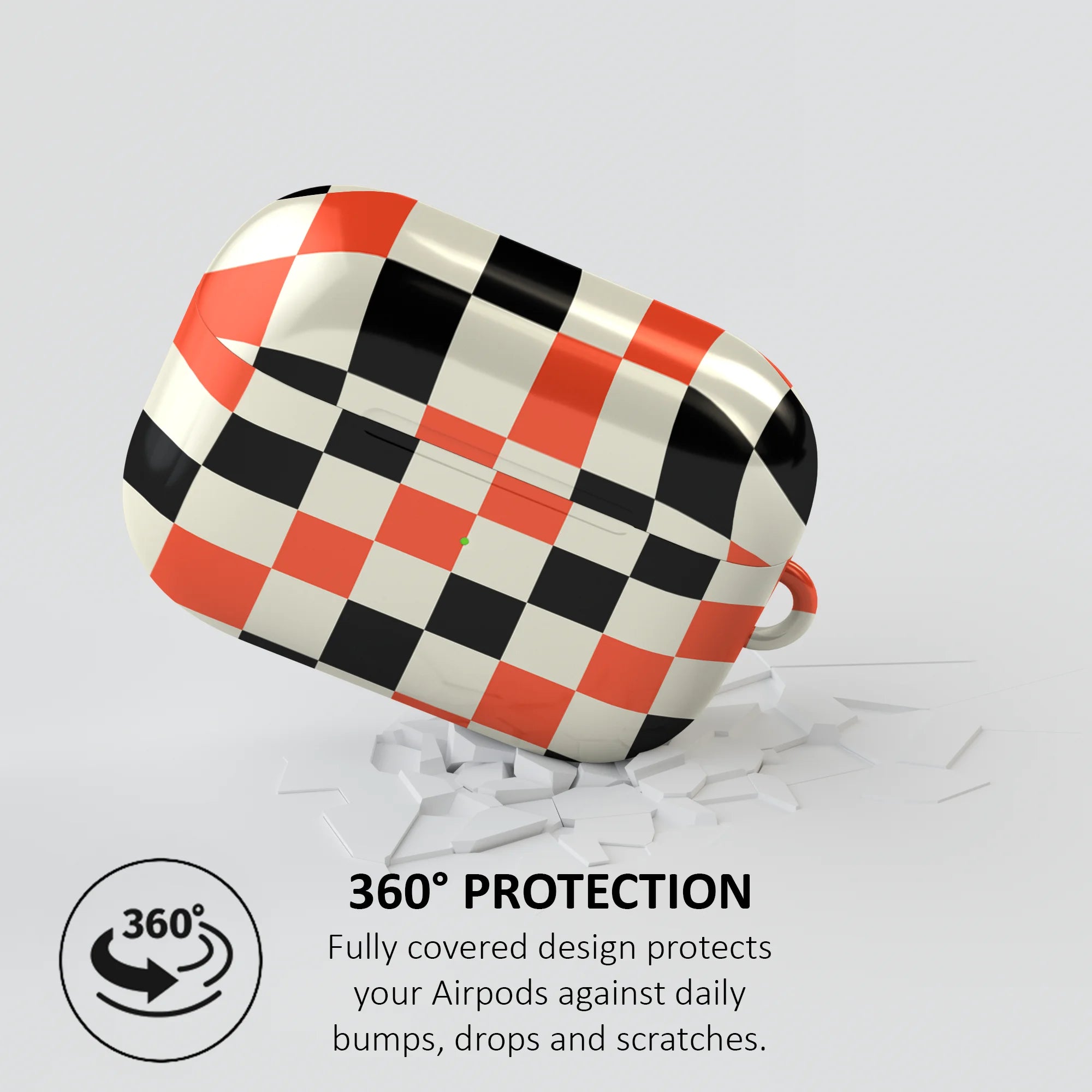 MULTI COLOUR CHECKERS - AIRPOD CASE