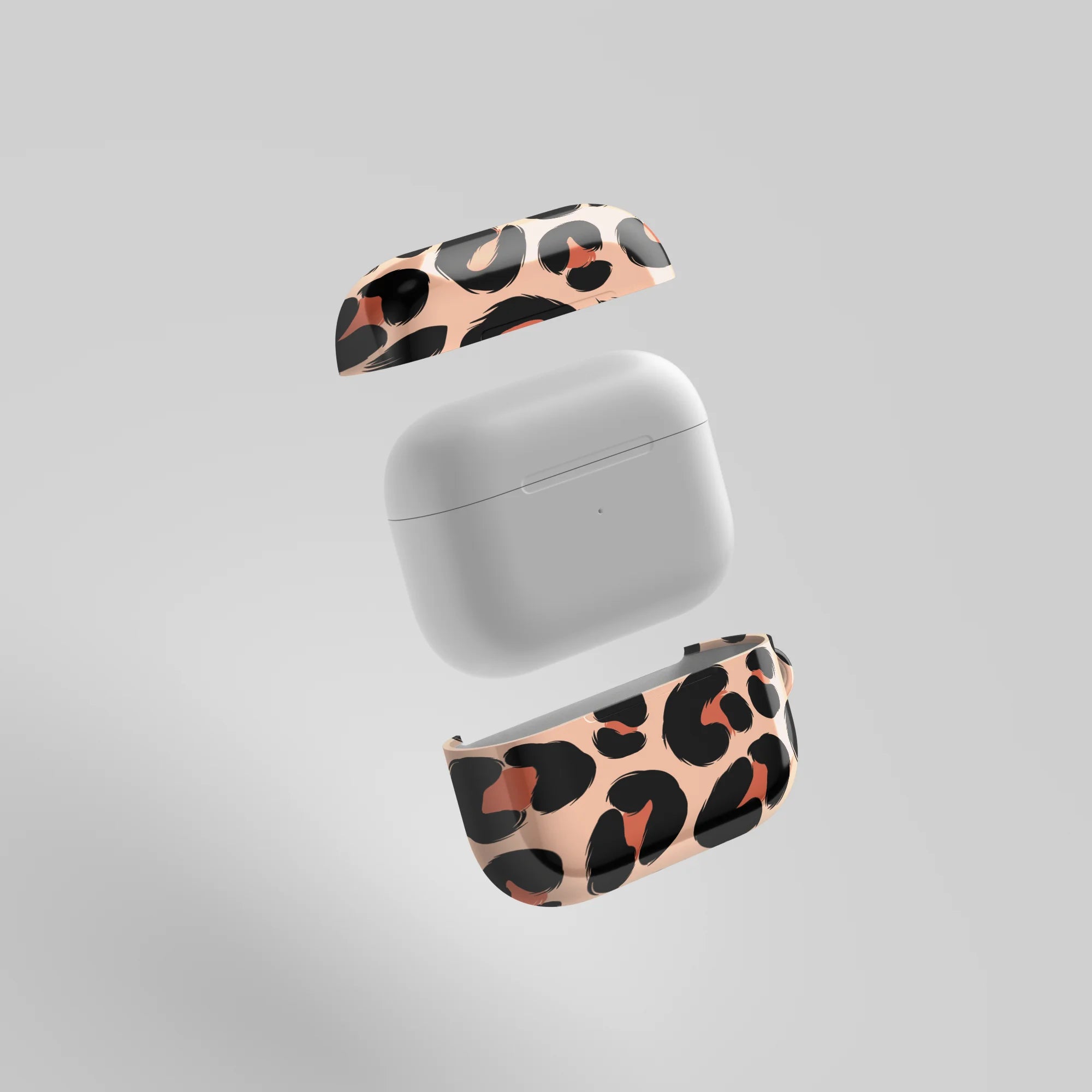 BEIGE LEOPARD PRINT - AIRPOD CASE