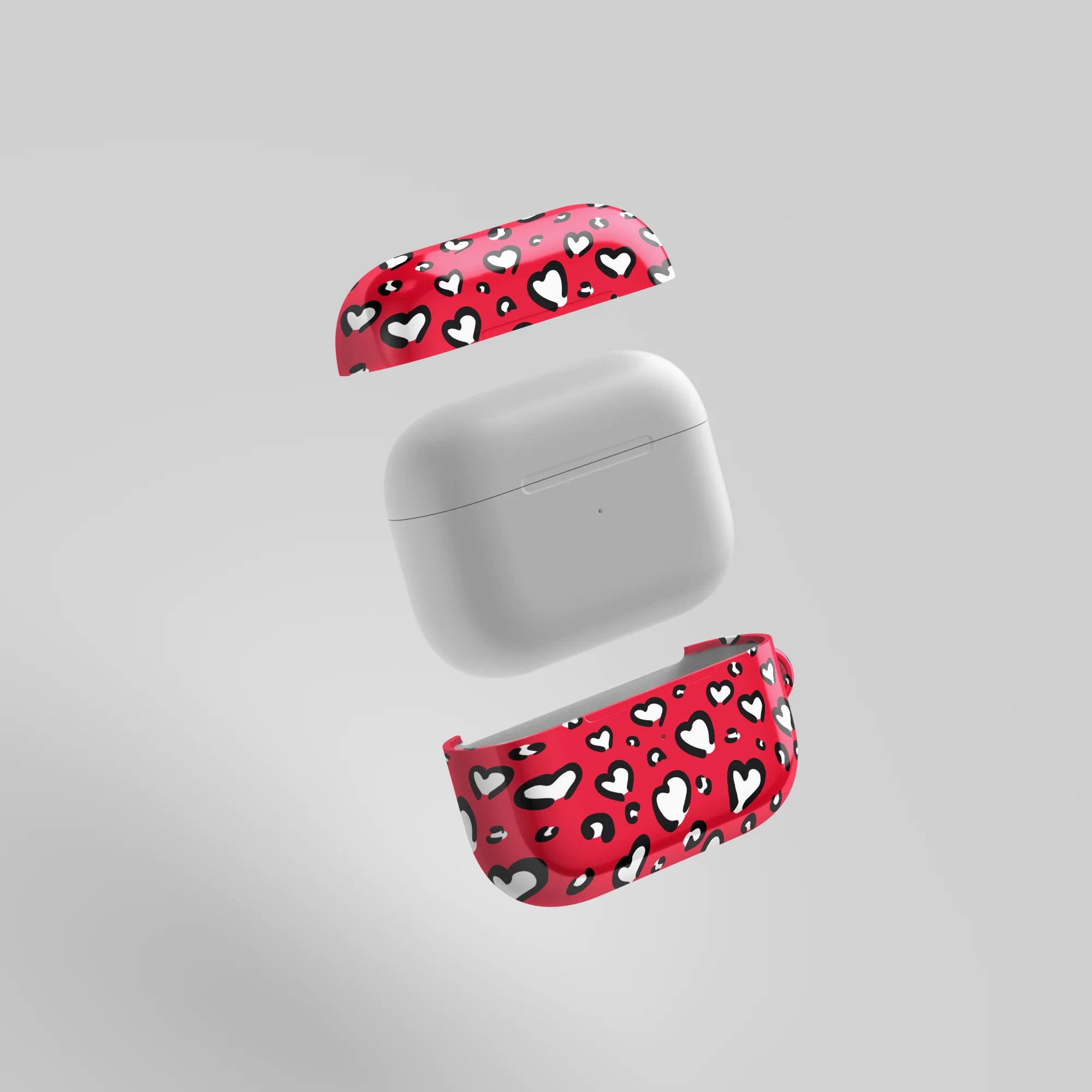 HEARTS LEOPARD - AIRPOD CASE