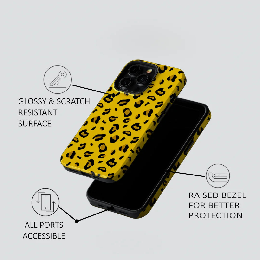 YELLOW LEOPARD PRINT